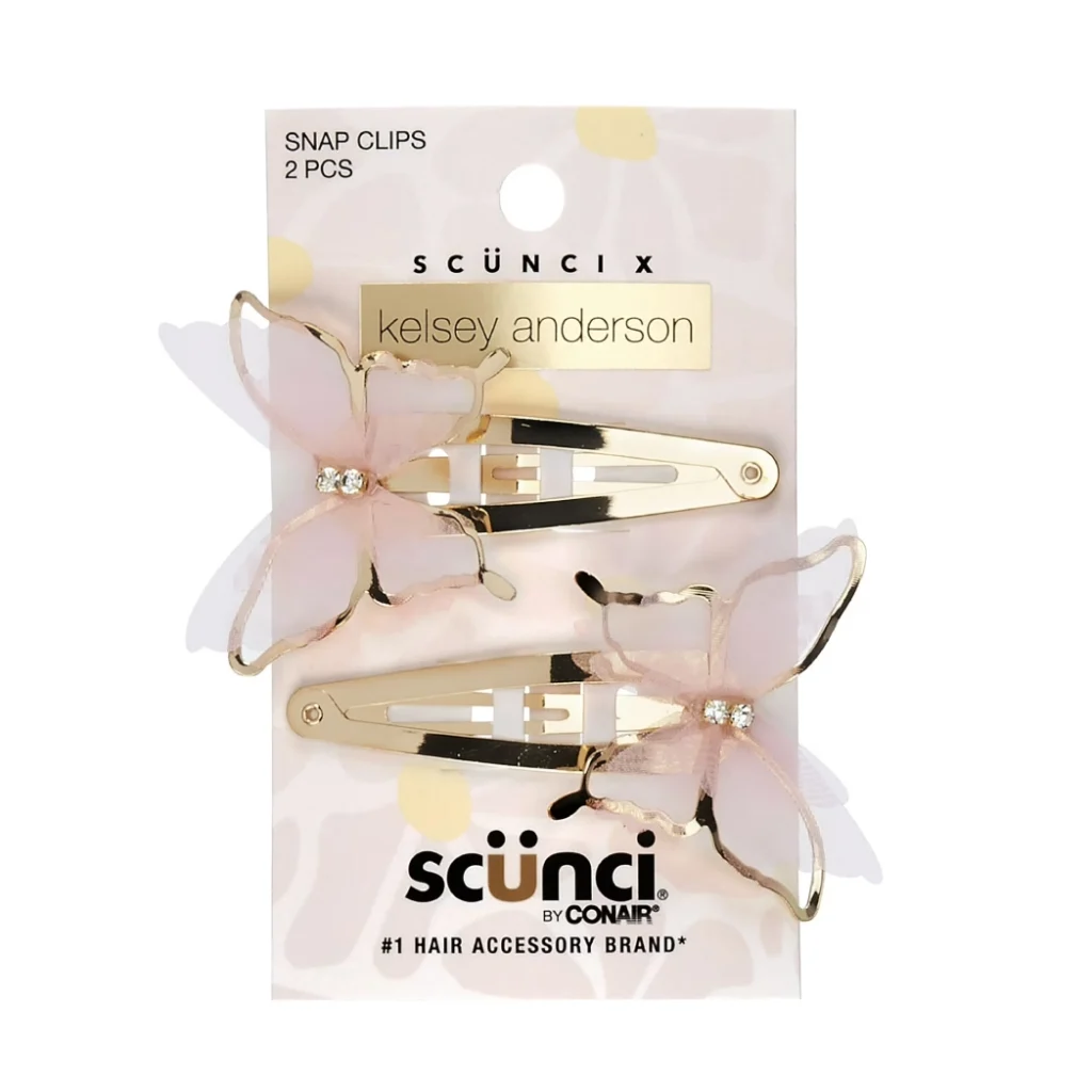Scunci x Kelsey Anderson Butterfly Snap