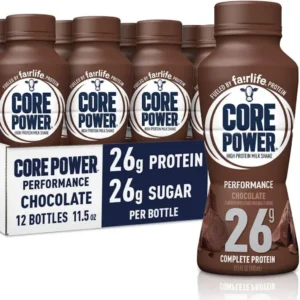 Core Power Protein Shake by Fairlife - Chocolate, 26g Protein, 14 fl oz