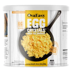 OvaEasy Whole Egg Crystals — #10 Can, 72 Eggs (Single Can)