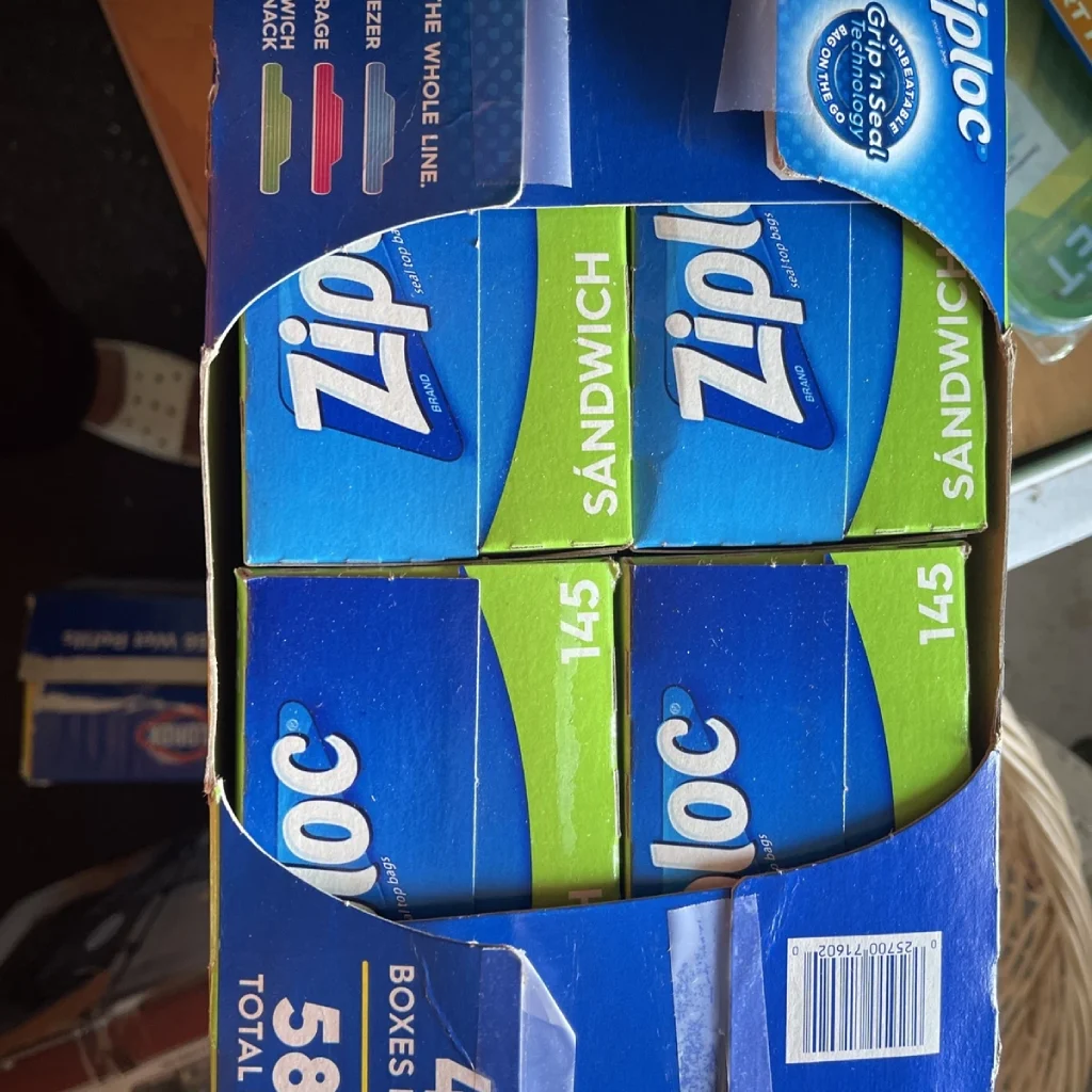 Ziploc Grip 'n Seal Sandwich Bags 1