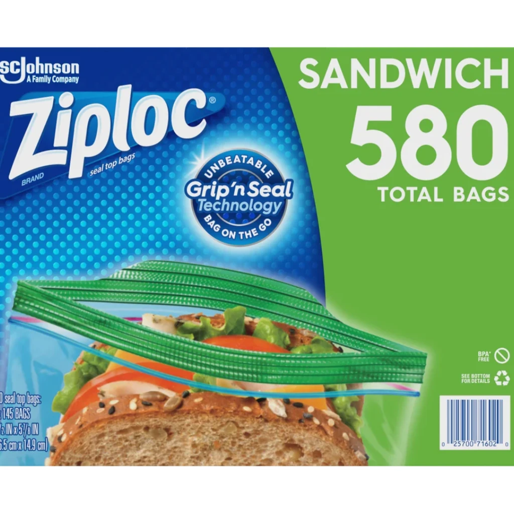 Ziploc Grip 'n Seal Sandwich Bags